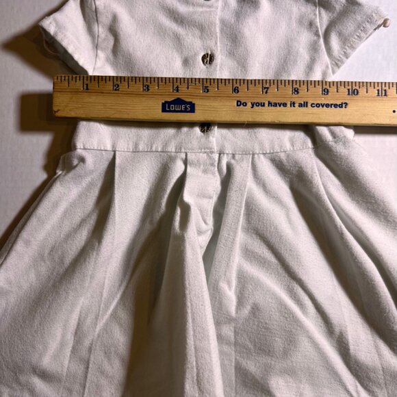 Catherine Malandrino Mini Girls 4T Ivory Gold Dress Special Occasion Floral‎ (K) - Picture 6 of 6